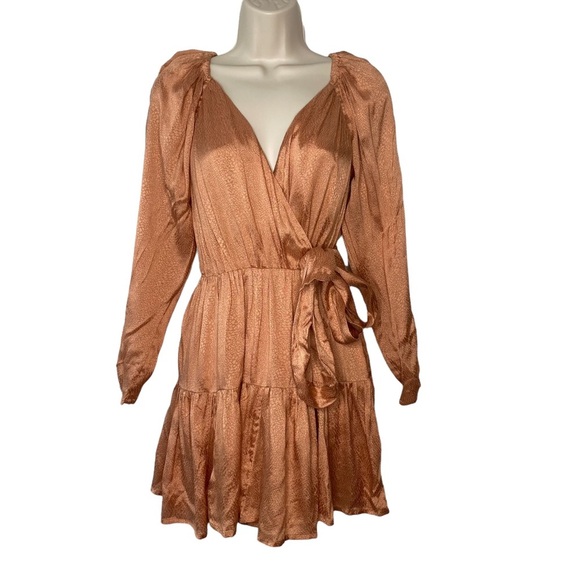 Lovers + Friends | NWT Corinne Mini Dress in Clay Size XXS - Picture 2 of 8